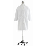 Medline Industries Inc Lab Coat 80% Polyester / 20% Cotton Poplin Unisex White Size 42 43 in Each - MDT14WHT42E