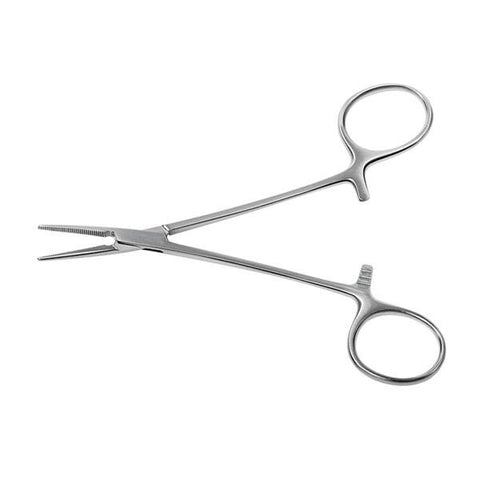 Medline Industries Inc Forcep Hemostatic Halsted Mosquito 5" Straight Stainless Steel Each - MDS1222012