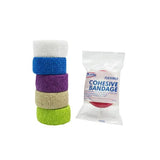 Dukal Corporation Bandage Elastic 1" Non-Sterile Cohesive Assorted 30Rl/Bx - 8015AS