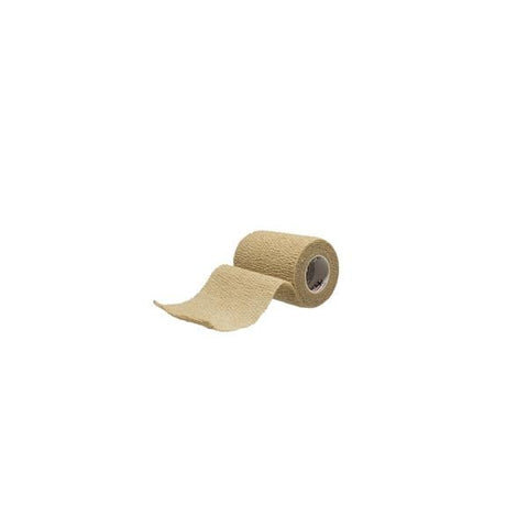 Dukal Corporation Bandage Elastic 3" Non-Sterile Cohesive Tan 24Rl/Bx - 8035T