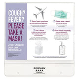 Bowman Medical Products Holder Sign 8-1/2x11" Plastic Each - MP-075-NL