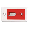 Wolf X Marker Arrow Red/White 1" Each - Ray - 50172