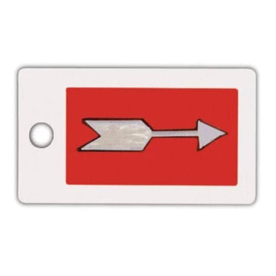 Wolf X Marker Arrow Red/White 1" Each - Ray - 50172