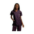 Fashion Seal Shirt Scrub Unisex Large Eggplant Each - 78774-L
