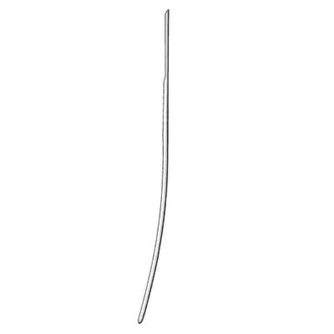 Sklar Instruments Dilator Uterine Hegar 7" Curved 3mm Rounded Tip Reusable Stainless Steel Each - 90-4788