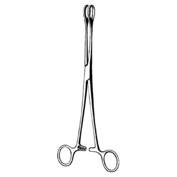 Sklar Instruments Forcep Sponge Foerster 9-1/2" Serrated Straight Disposable 12/Bx - 21-577