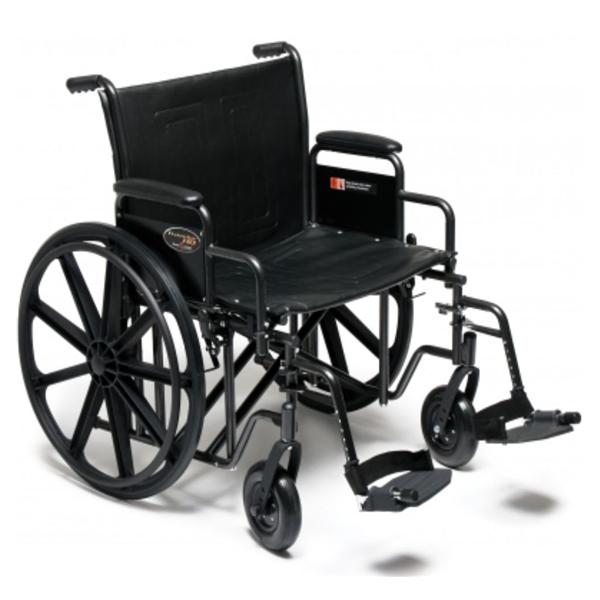 Graham Wheelchair Transport Traveler HD 500lb Capacity Hammertone Swngwy Ftrst Each - Field/Everest &Jennings - 3G010520