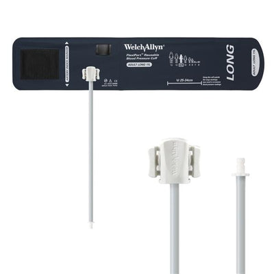 Welch Cuff Blood Pressure FlexiPort 25-34cm Adult Size 11 Arm Long Navy Blue Each - Allyn - REUSE-11L-1HP