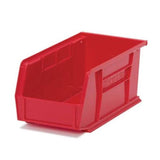 Marketlab Bin Organizer 4-1/8x10-7/8x4" Red Heavy Duty Polymer With Label Slot Eachch - 6034-RD