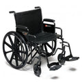 Graham Wheelchair Transport Traveler HD 500lb Capacity Hammertone Swngwy Ftrst Each - Field/Everest &Jennings - 3G010320