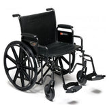 Graham Wheelchair Transport Traveler HD 500lb Capacity Hammertone Swngwy Ftrst Each - Field/Everest &Jennings - 3G010420