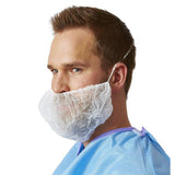 Medline Industries Inc Cover Beard One Size Fits Most White 1000/Ca - NONSH400