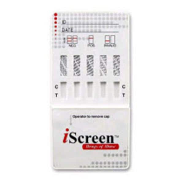 Alere Toxicology iScreen Drug Screen Test Kit 5 Panel 25/Bx - Products - DOA-254