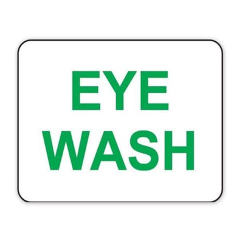Marketlab Sign Eyewash Each - 2014