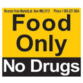 Marketlab Magnet Label Yellow/Black 2/Pk - 1013
