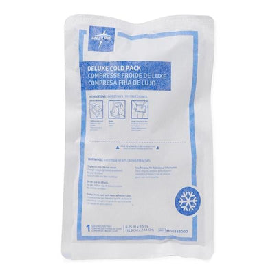 Medline Industries Inc Pack Cold Deluxe Instant Disposable Blue 6.25x9" 24/Ca - MDS148000
