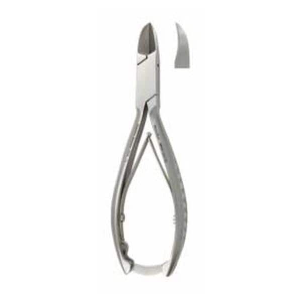 Miltex Nipper Nail Meister-Hand 5-3/4" Concave Jaw Double Spring Stainless Steel Each - Integra Miltex - MH40-210-SS