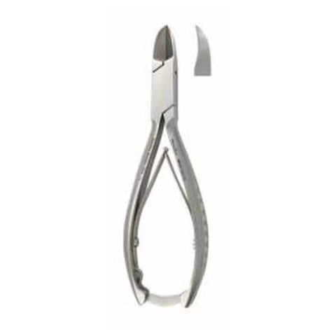 Miltex Nipper Nail Meister-Hand 5-3/4" Concave Jaw Double Spring Stainless Steel Each - Integra Miltex - MH40-210-SS