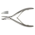 Miltex Splitter Nail Meister-Hand 4-1/2" Straight Jaw Double Spring Stainless Steel Each - Integra Miltex - MH40-225-SS