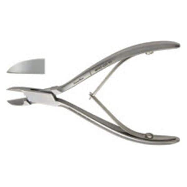 Miltex Splitter Nail Meister-Hand 4-1/2" Straight Jaw Double Spring Stainless Steel Each - Integra Miltex - MH40-225-SS