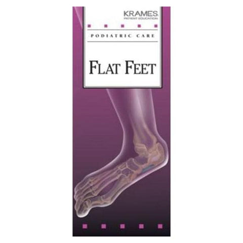 Krames Communications Brochure Educational Flat Feet 50/Package - 9860
