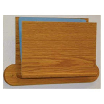 Wooden Mallet Holder Chart 11-1/2x17-1/2x3-1/2" Med Oak Med Oak With 1 Pocket Eachch - OCHO20-1MO