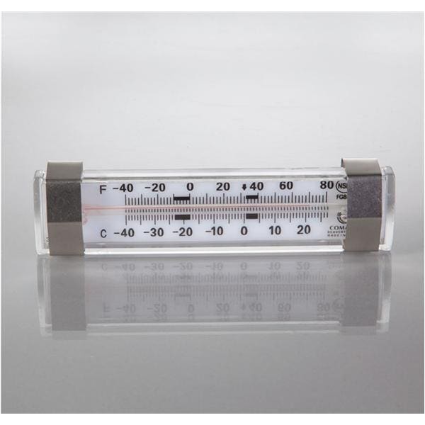 Health Care Logistics Thermometer Lb Comark -40-25C/-40-80F Mgnfng Lns Dspl 0.5x5x1.25" 2Scl Each - 16088
