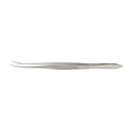 Miltex Forcep Dressing 4" 0.5mm Wide Tip Serrated Tips Half Curve Stainless Steel Each - Integra Miltex - 18-781