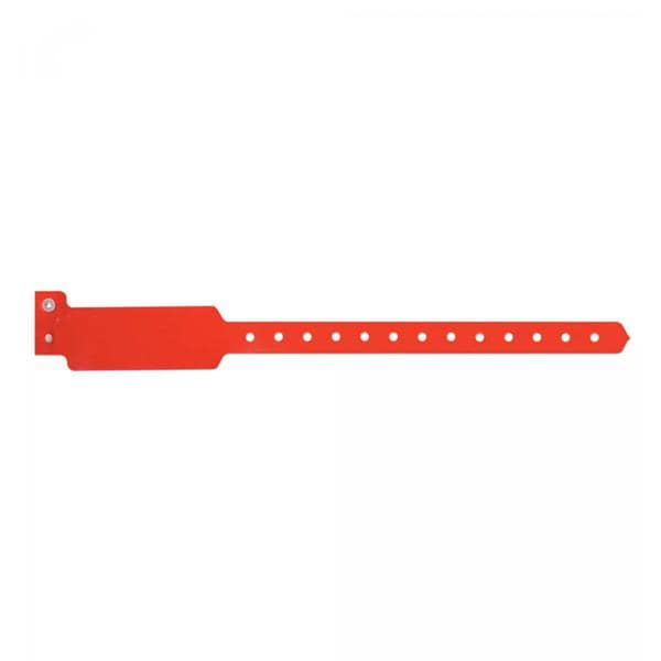Precision Dynamics Corp. Wristband Identification Sentry SuperBand Poly Red Adlt/Ped Write On 500/Box - 5070-16-PDM
