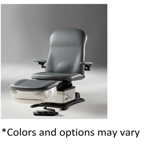 Midmark Corporation Chair Podiatry Barrier-Free w/o Top 22-5-43.5" 450lb Capacity Each - 647-004