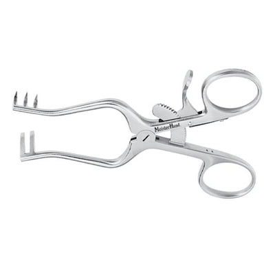 Miltex Retractor Weitlaner Meister-Hand 5-1/2" Sharp 3x4 Teeth Stainless Steel Each - Integra Miltex - MH11-608
