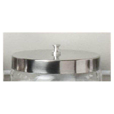 Dukal Corporation Cover Sundry Jar 3-3/4" Silver Stainless Steel Each - 4013C