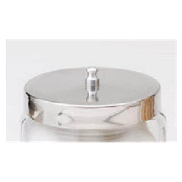 Dukal Corporation Cover Sundry Jar 3" Silver Stainless Steel Each - 4014C