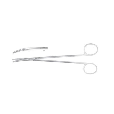 Miltex Scissors Metzenbaum Meister-Hand 7" Blunt/Blunt Curved Tungsten Carbide Each - Integra Miltex - MH5-182A-TC