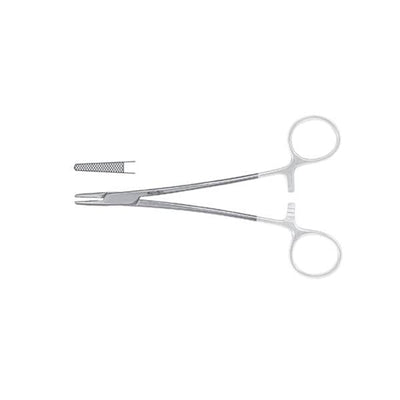 Miltex Holder Needle Crile-Wood Meister-Hand 7" Serrated Jaw Tungsten Carbide Each - Integra Miltex - MH8-51TC