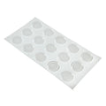 Pedifix, Inc Pad Visco-GEL Dots Round Sheet Bd Mineral Oil/Vitamin E/Gel 25 Adhs Clear 15/Pk - 1360