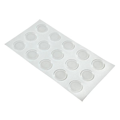 Pedifix, Inc Pad Visco-GEL Dots Round Sheet Bd Mineral Oil/Vitamin E/Gel 25 Adhs Clear 15/Pk - 1360