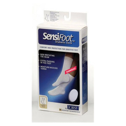 BSN Medical, Inc Socks Compression Diabetic Jobst Sensifoot Nyl/Spndx M6-8/W7-9 Black Sz Sm 1/Pr - 110851