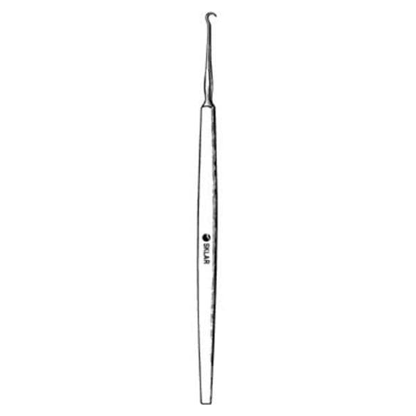 Sklar Instruments Hook Tissue Frazier 5" Sharp Single Prong Stainless Steel Each - 47-2555