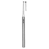 Sklar Instruments Curette Podiatry Excavator 5" #58-3 2.5mm Round Tip Stainless Steel With Hole Each - 97-0528