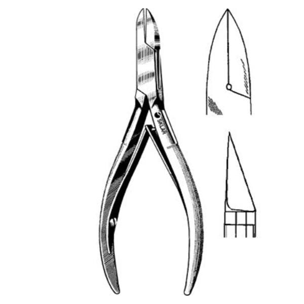 Sklar Instruments Forcep Cutting Littauer 4-1/2" Straight Back Stainless Steel Each - 97-1255