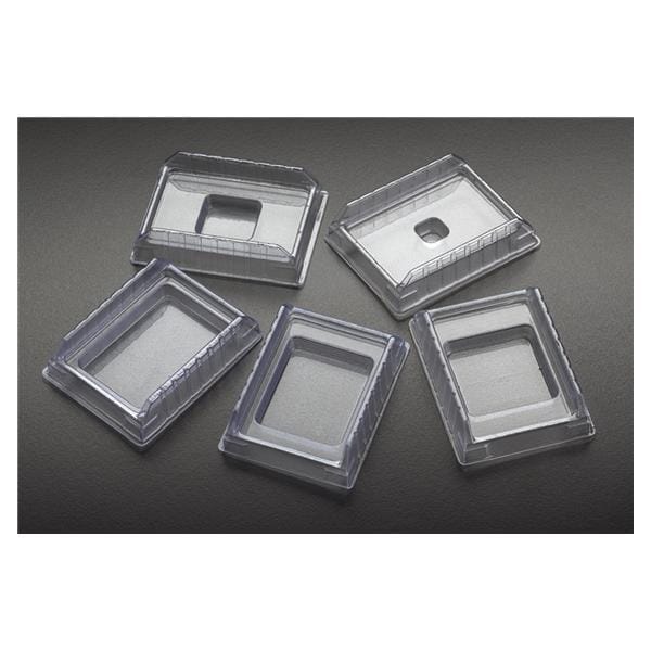 Simport Plastics Ltd. Disposable Base Mold 15x15x5mm Clear PVC 1000/Ca - M475-2