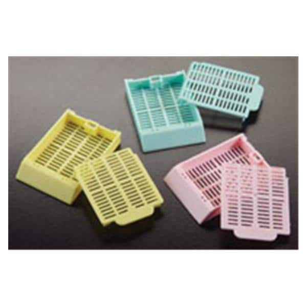Simport Plastics Ltd. Histosette II Tissue Cassette Hinged Locking Lid W/ 45deg Labeling Area 1000/Ca - M485-11