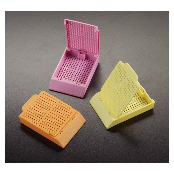 Simport Plastics Ltd. Histosette II Processing/Embedding Biopsy Cassette White Lid 1500/Ca - M493-2