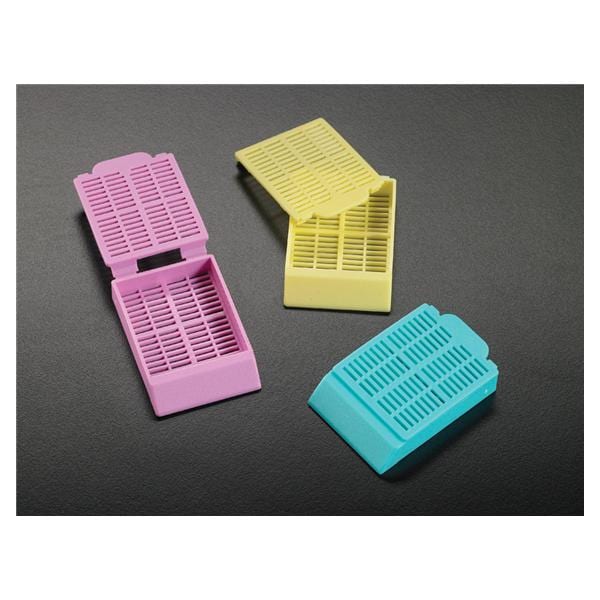 Simport Plastics Ltd. Histosette I Processing/Embedding Tissue Cassette Green Lid 1500/Ca - M498-4