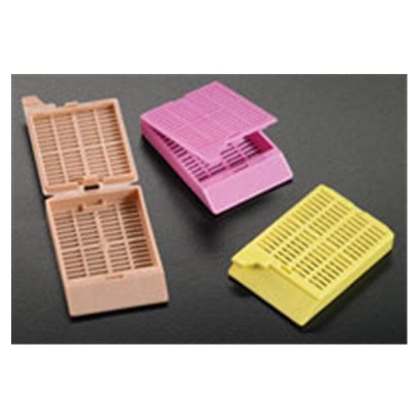 Simport Plastics Ltd. Unisette Tissue Cassette f/ Bpsy Prcsng/ Embdng W/ 35Deg Lbl Area 1500/Ca - M505-8