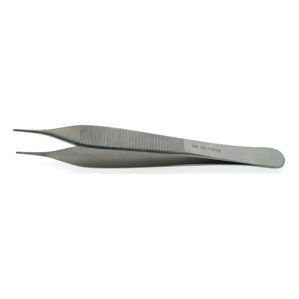 BR Surgical, LLC Forcep Micro Adson 4-3/4" Serrated Stainless Steel Each - BR10-17612