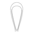 Miltex Curette Uterine Sims Meister-Hand 11" #4 Malleable Shank Sharp Blade Tip SS Each - Integra Miltex - MH30-1205-4