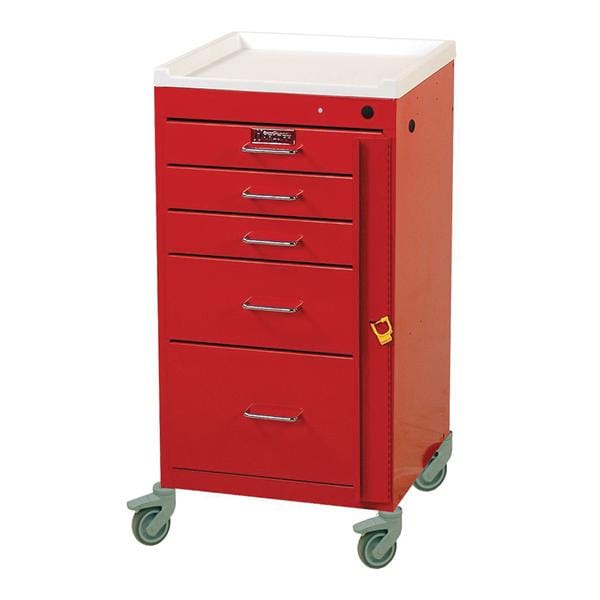 Harloff Manufacturing Cart Crash Mini Line 33-3/4x18x18" 4-3" Casters Each - 3145B-DB