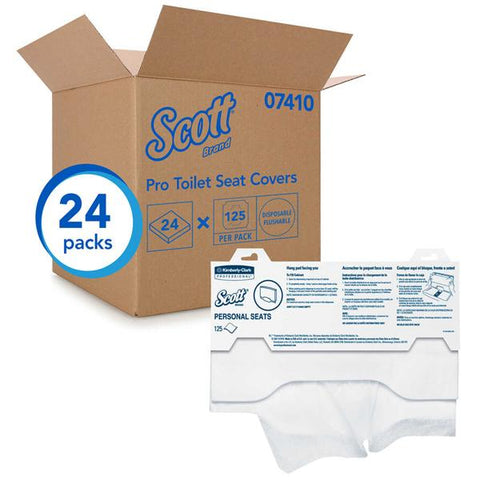 Kimberly Clark Professional Cover Toilet Seat Scott White 3000/Ca - 7410SC